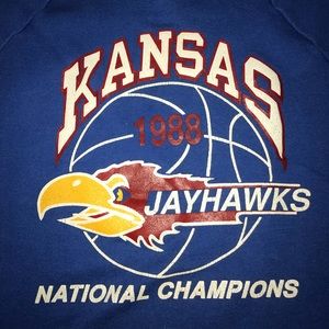 Vintage KU Jayhawks NCAA Championship Sweatshirt